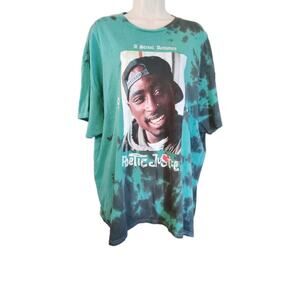 Vintage Tupac Poetic Justice T-Shirt Tie Dye XL Graphic Tee A Street Romance Rap